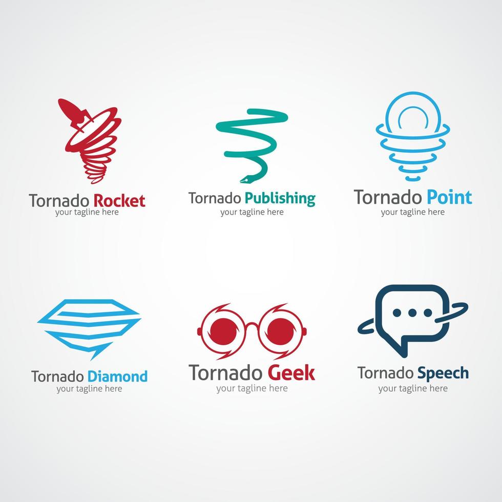 tornado logotyp formgivningsmall. vektor