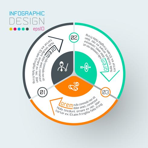 Infografiken auf Vektorgrafik. vektor