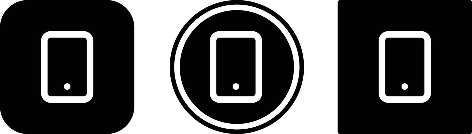 Smartphone-Symbol. Web-Icon-Set. Sammlung von Symbolen. einfache Vektorillustration vektor