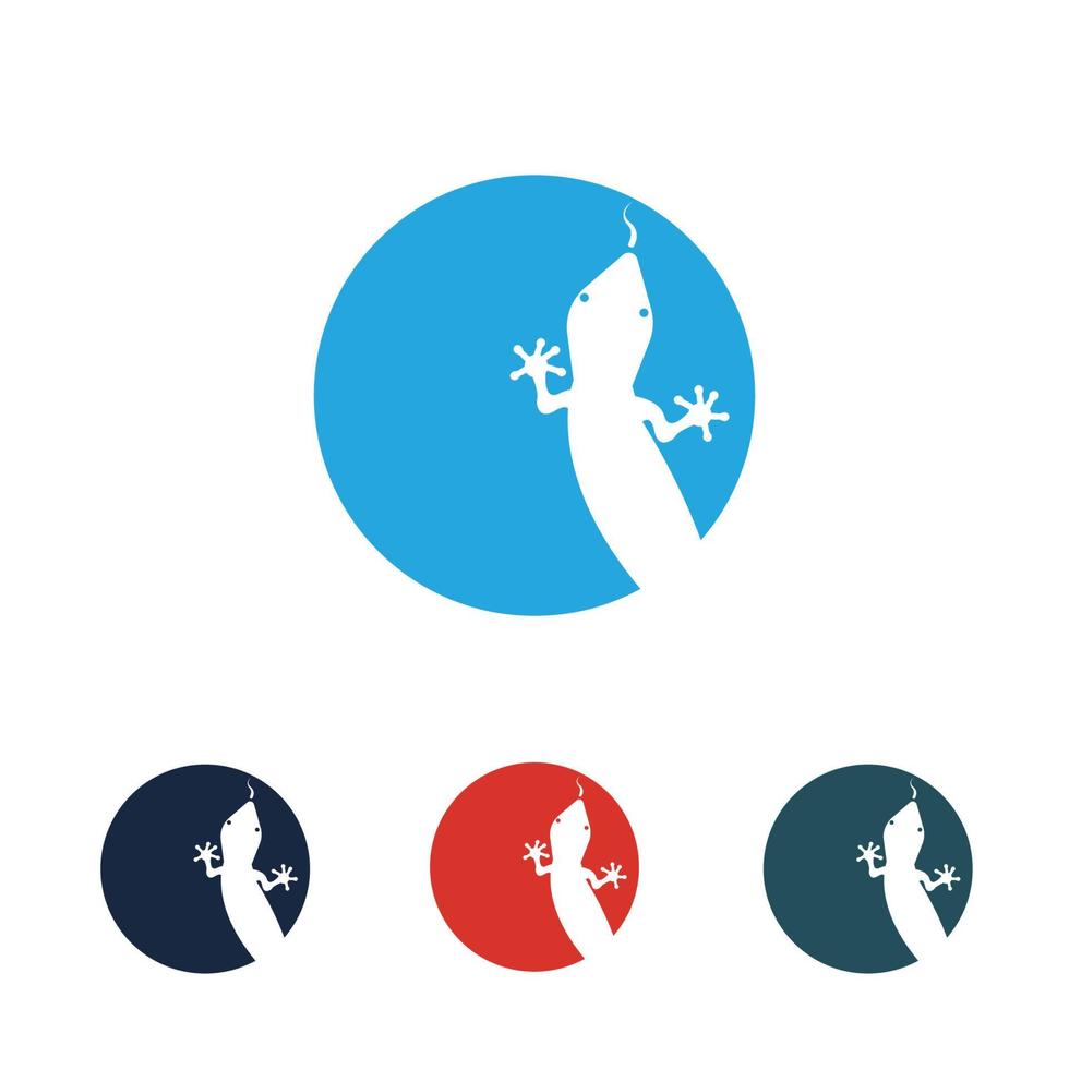 Eidechsentier-Logo vektor
