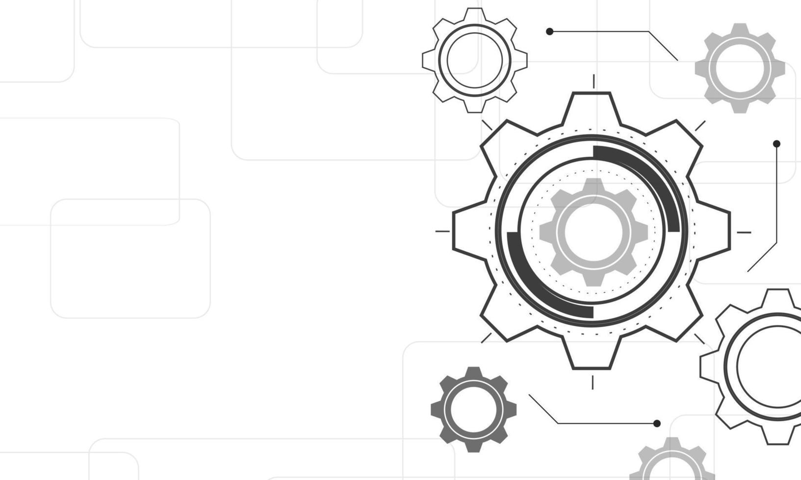 digital teknik och teknik, digitalt telekomkoncept, högteknologisk, futuristisk teknologibakgrund, vektorillustration. vektor