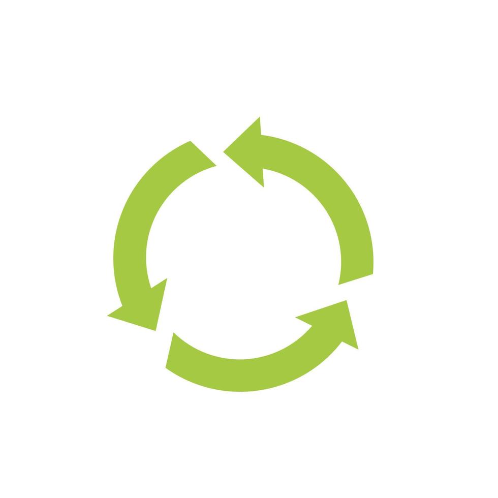 Recycling-Icon-Vektor für Papierkorb vektor