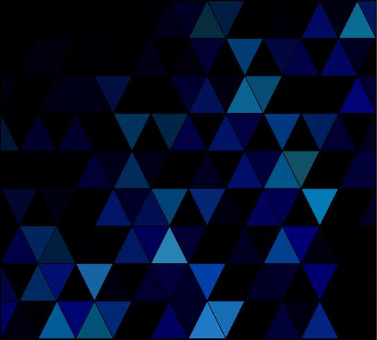 Blauer quadratischer Gitter-Mosaik-Hintergrund, kreative Design-Schablonen vektor