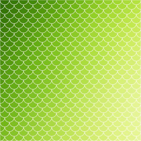 Grünes Dachziegelmuster, kreative Design-Schablonen vektor
