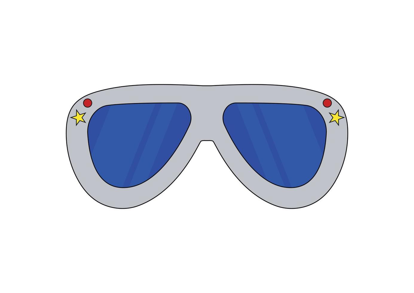 rock glasögon solglasögon clipart vecor illustration vektor