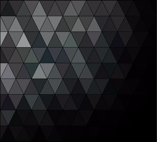 Black Square Grid Mosaic bakgrund, kreativa design mallar vektor