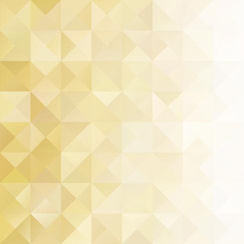 Gelber Gitter-Mosaik-Hintergrund, kreative Design-Schablonen vektor