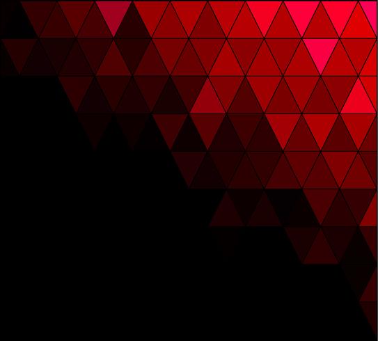 Red Square Grid Mosaic bakgrund, kreativa design mallar vektor