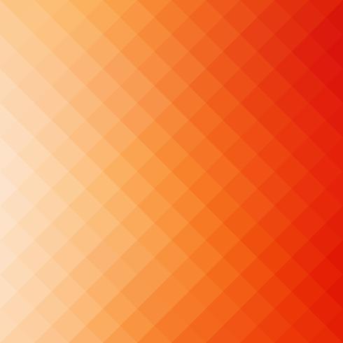 Orange quadratischer Gitter-Mosaik-Hintergrund, kreative Design-Schablonen vektor