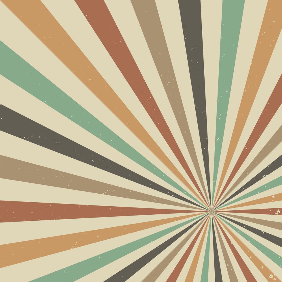 abstrakter Vintager Retro-Sunburst-Hintergrund vektor