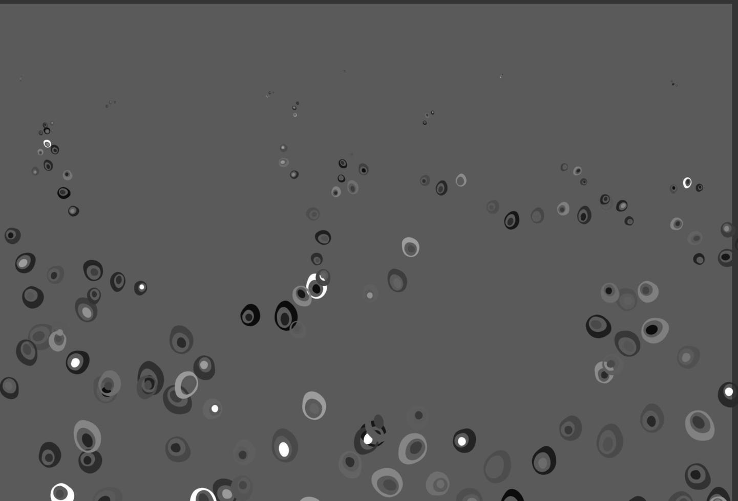 hellsilber, grauer Vektorhintergrund mit Blasen. vektor