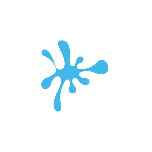 Spritzwasser Logo Template-Vektor-Illustration vektor