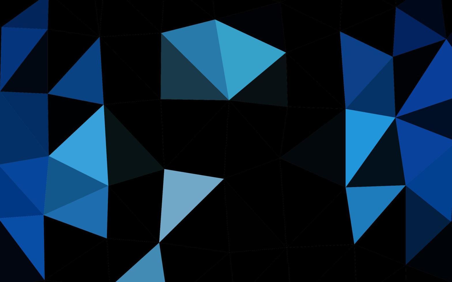 polygonales Muster des dunkelblauen Vektors. vektor