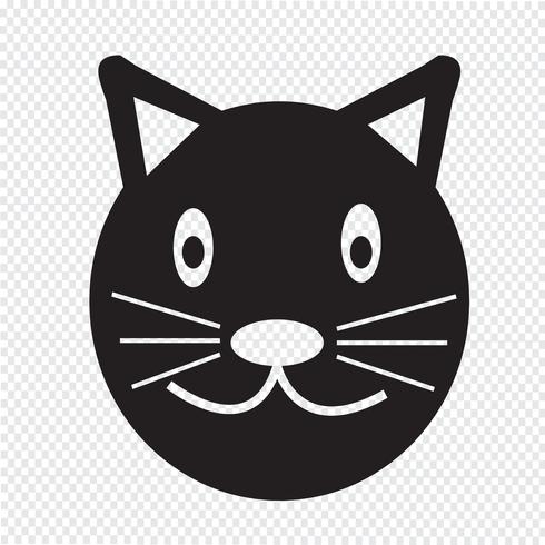 Cat icon symbol tecken vektor