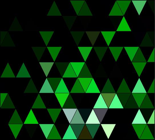 Green Square Grid Mosaic bakgrund, kreativa design mallar vektor
