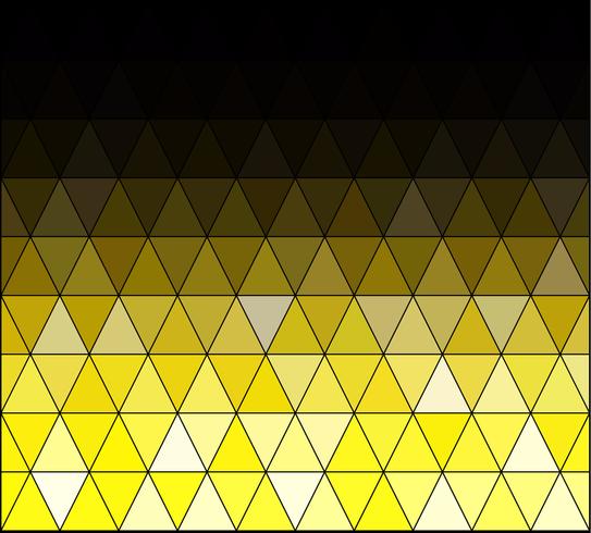 Gelber quadratischer Gitter-Mosaik-Hintergrund, kreative Design-Schablonen vektor
