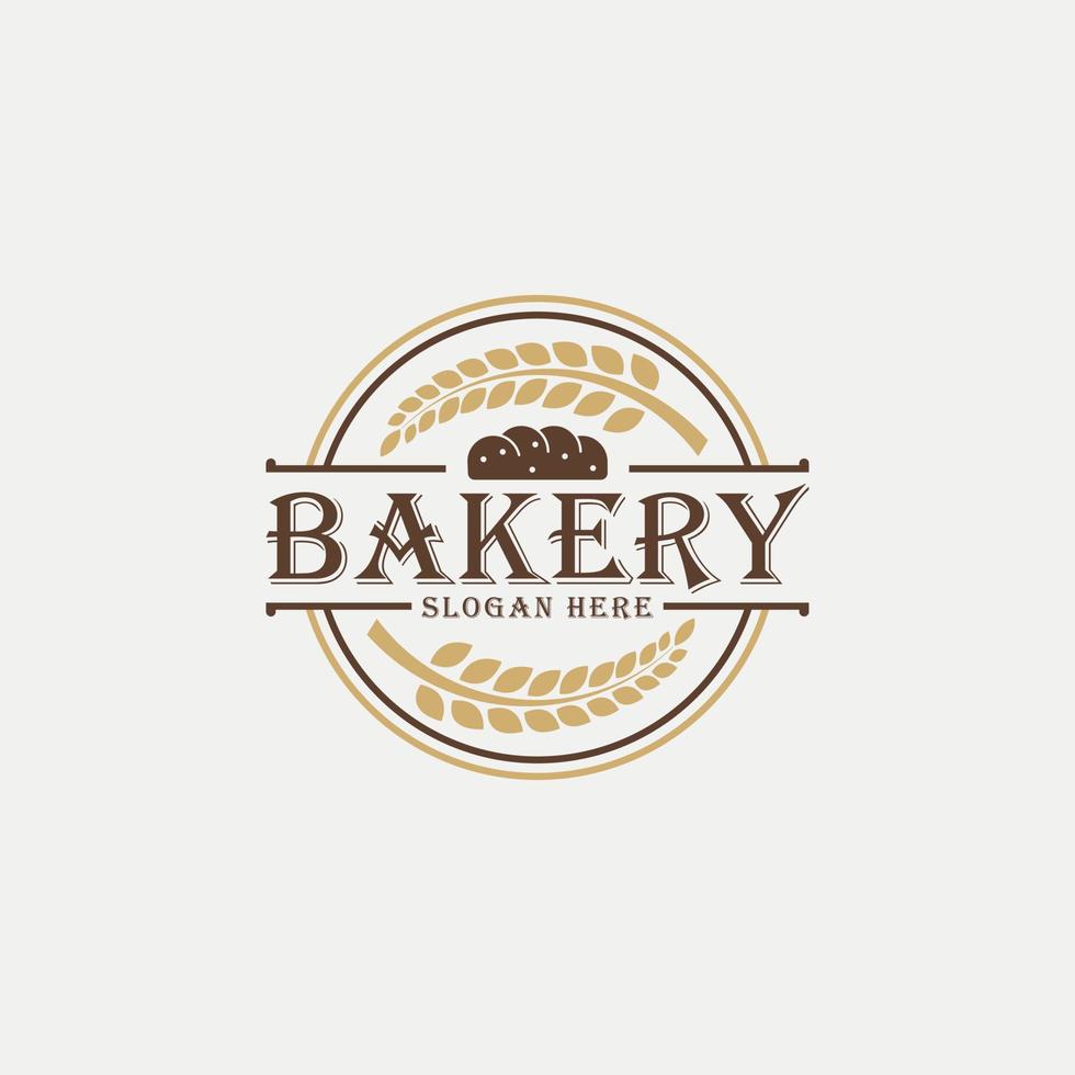 Bäckerei-Logo-Design vektor