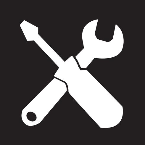 Werkzeugsymbol Symbol Zeichen vektor