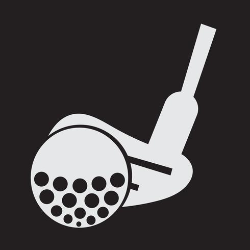Golf Icon Symbol Zeichen vektor