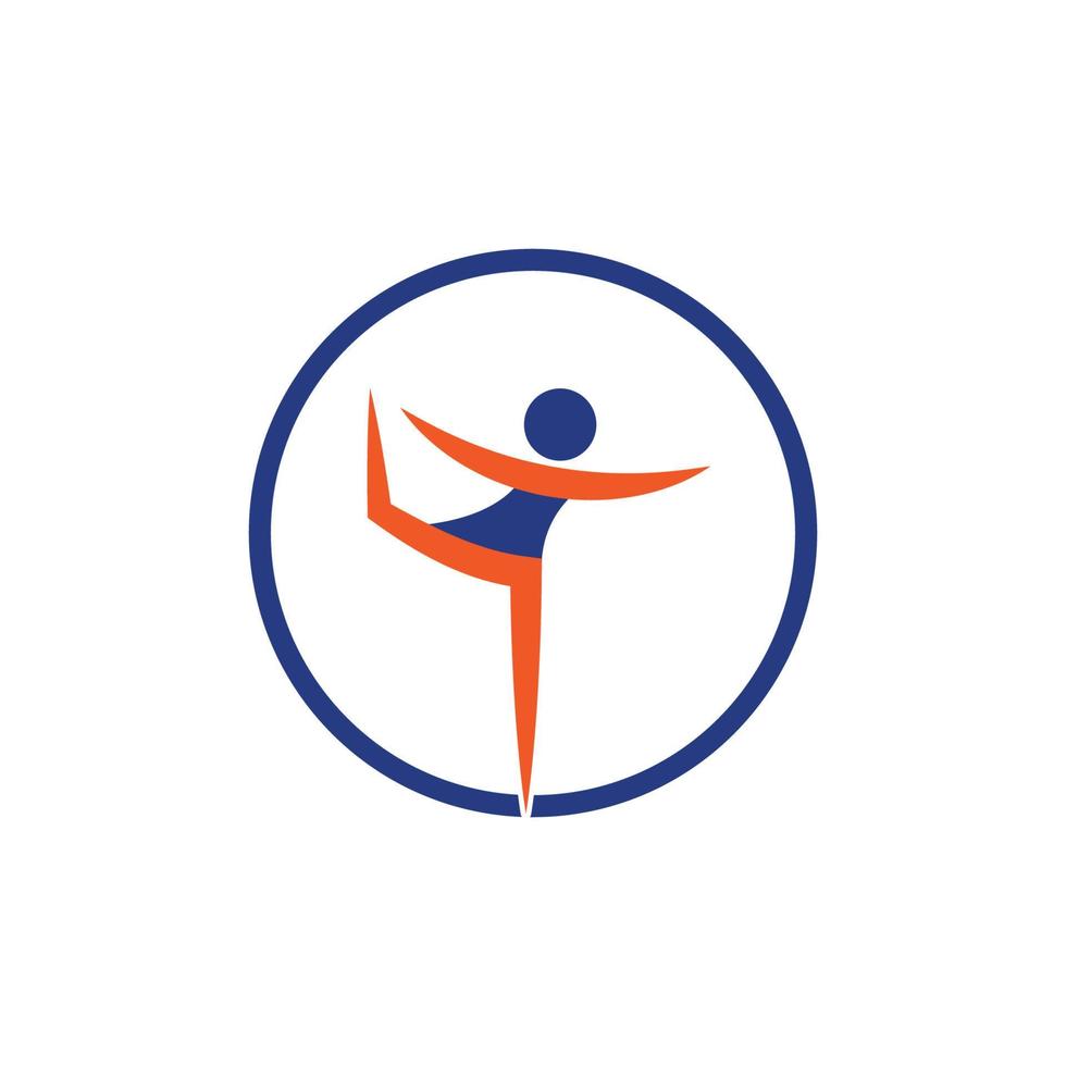 Gesundes Leben Logo Vorlage Vektor Icon