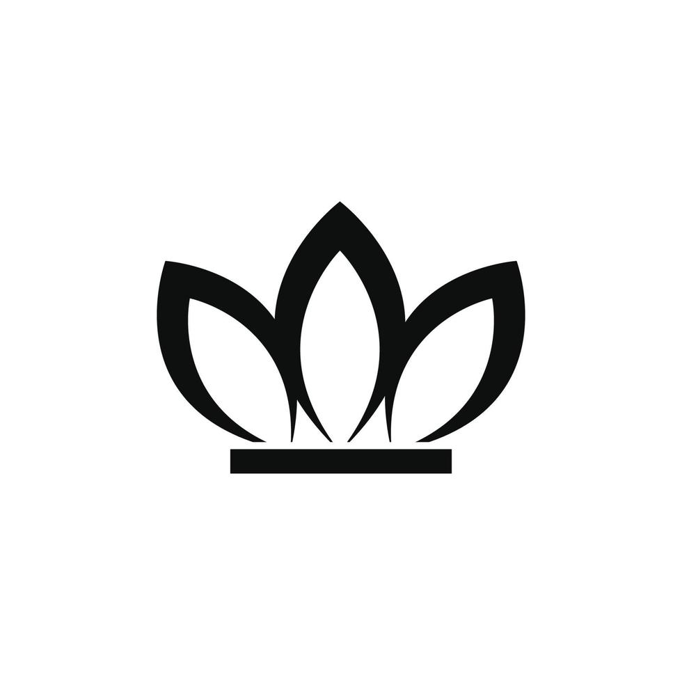kunglig kung drottning prinsessan crown vektor ikonelement logotyp bakgrund