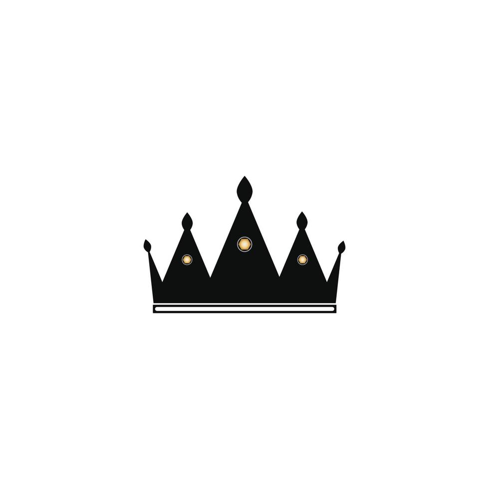 kunglig kung drottning prinsessan crown vektor ikonelement logotyp bakgrund