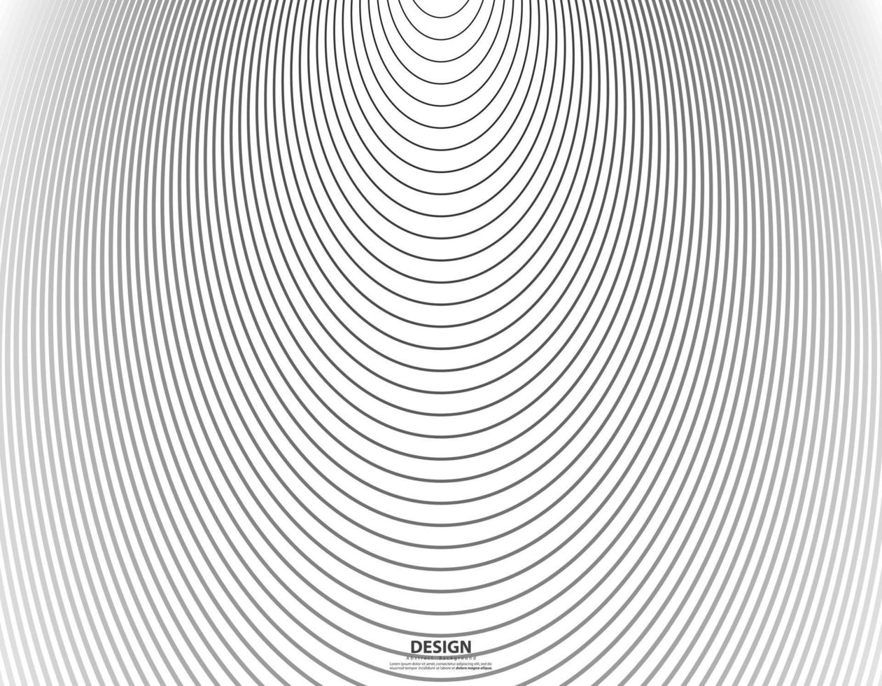 abstrakt cirkel linje bakgrund. runt mönster. cirkel för ljudvåg. vektor - illustration