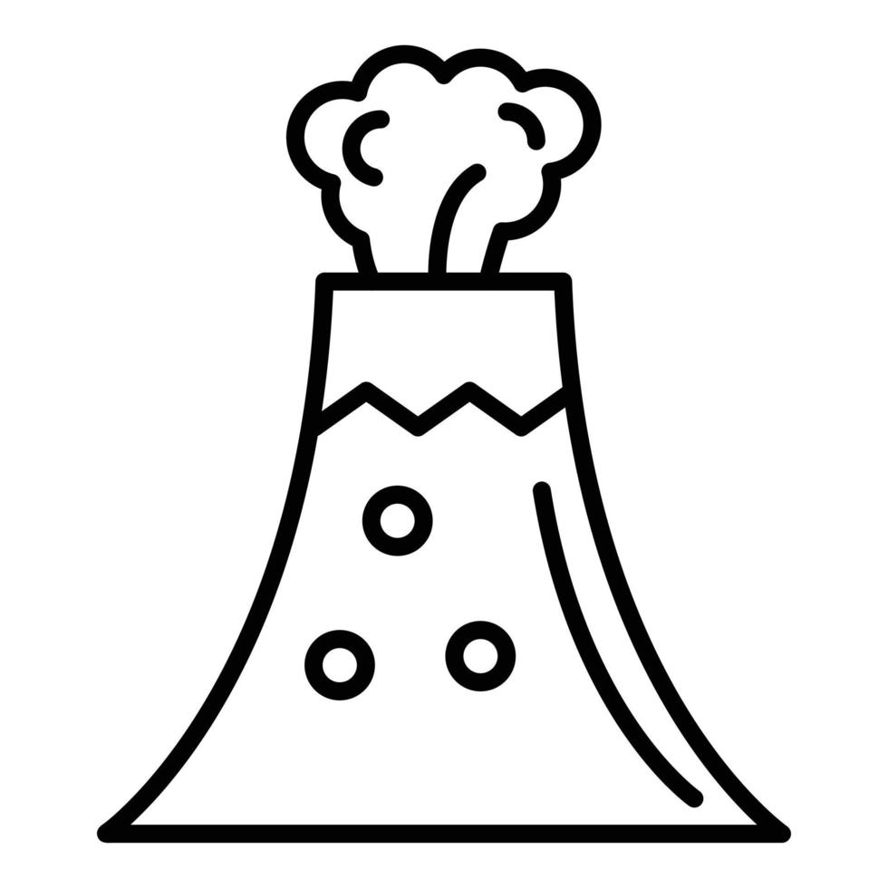 Symbol für Eruptionslinie vektor