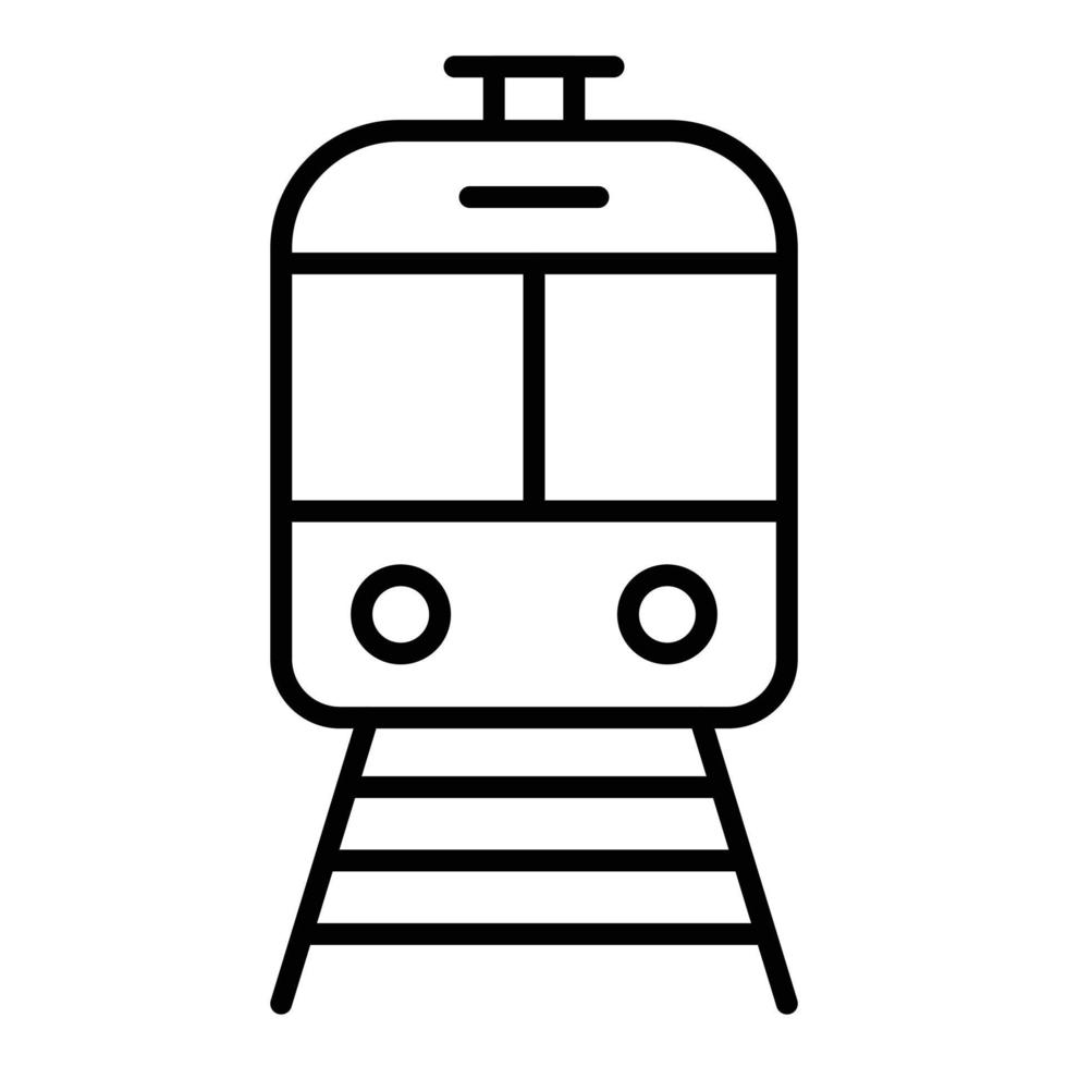 Zuglinie Symbol vektor