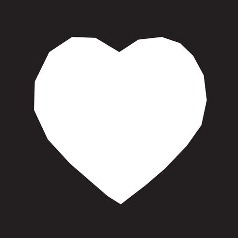 hjärta ikon symbol tecken vektor