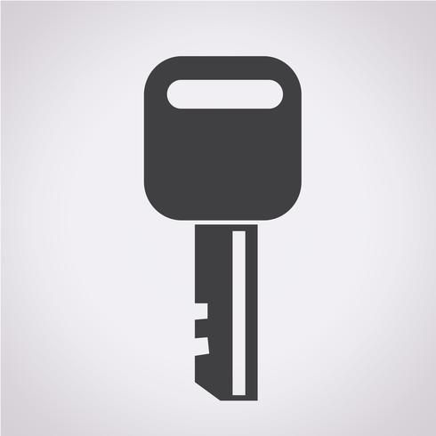 Key Icon symbol tecken vektor