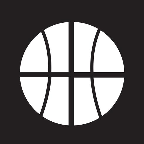 Basketball Symbol Symbol Zeichen vektor