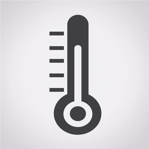 Termometer ikon symbol tecken vektor