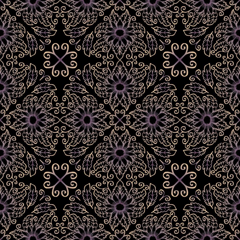 Mandala Musterdesign Sonnenblume vektor