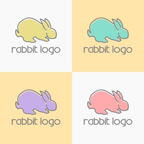 kanin logo design vektor