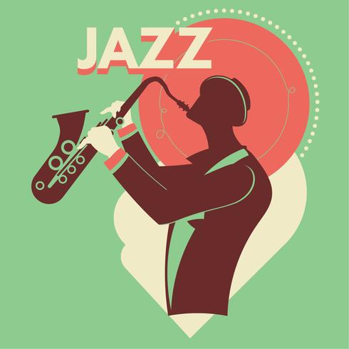 Abstrakte Jazzkunst für Plakat vektor