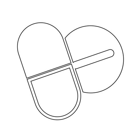 Medizin Symbol Symbol Zeichen vektor