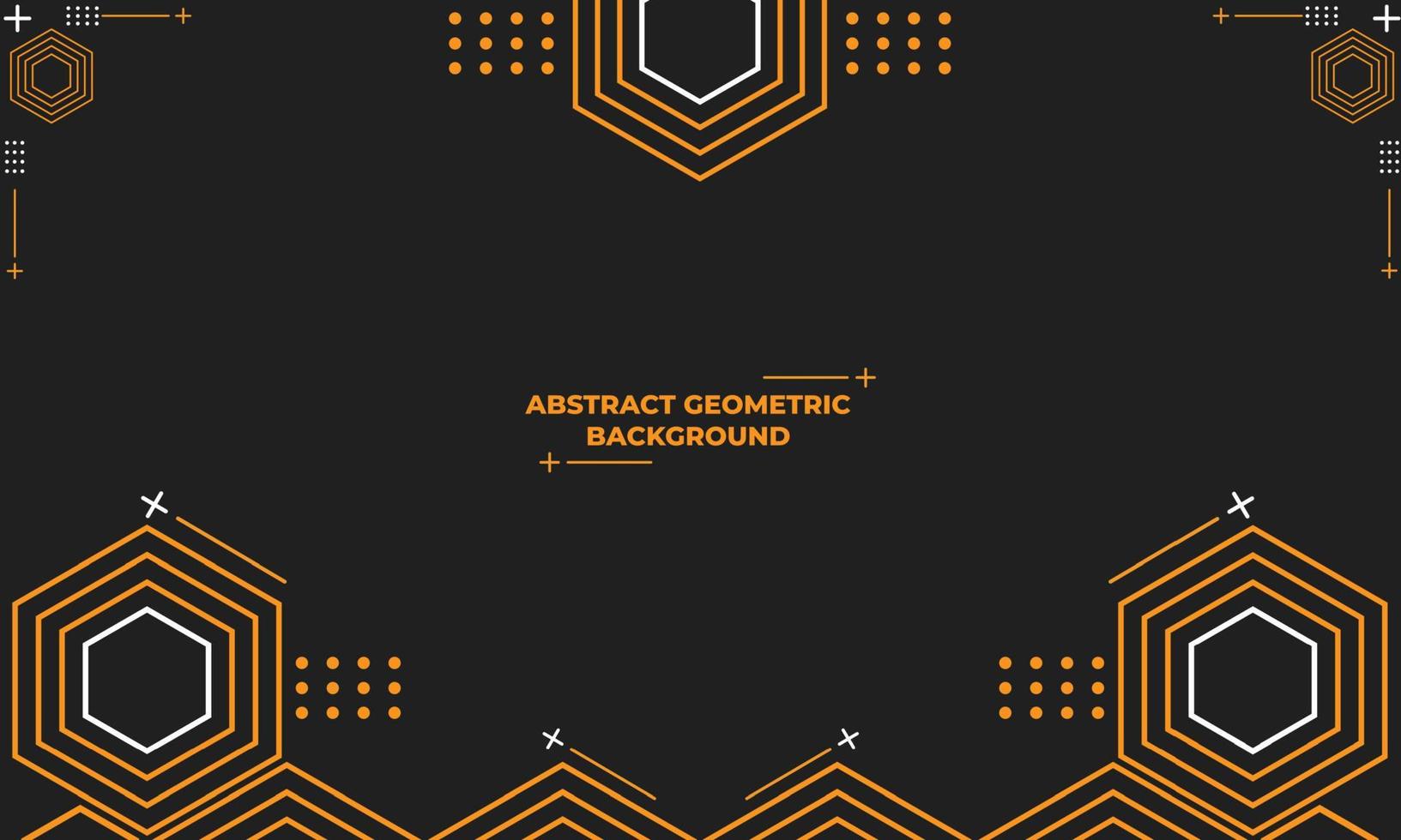 abstrakt hexagonal geometrisk bakgrund vektor