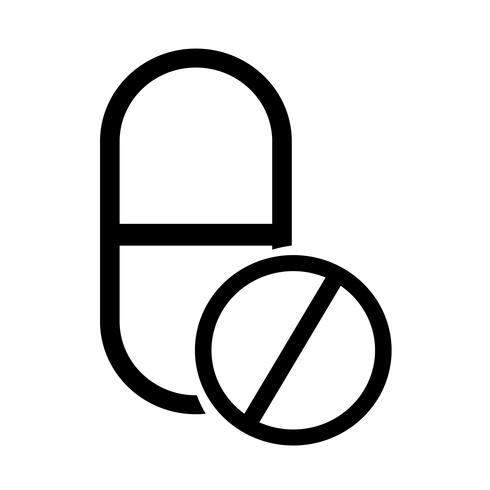 Medizin Symbol Symbol Zeichen vektor