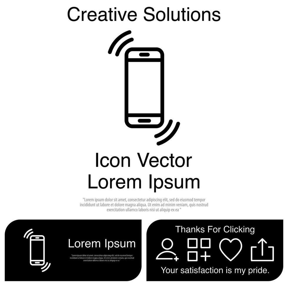 Handy-Icon-Vektor eps 10 vektor