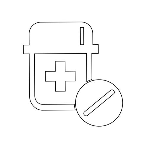 medicin ikon symbol tecken vektor