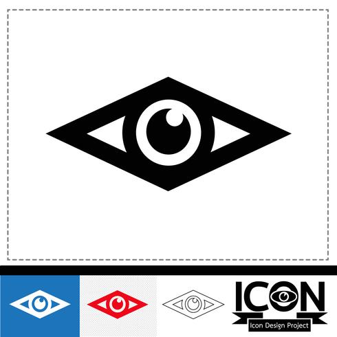 Auge Symbol Symbol Zeichen vektor