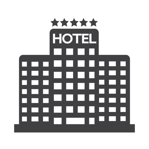 Fünf-Sterne-Hotel-Symbol vektor