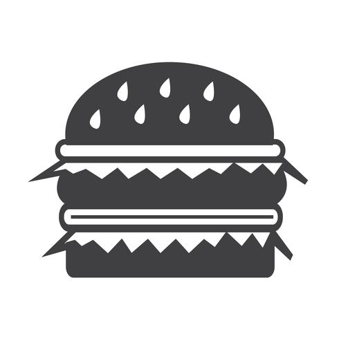 hamburger ikon symbol tecken vektor