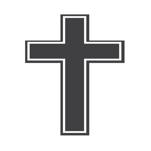 Religion-Kreuz-Symbol vektor