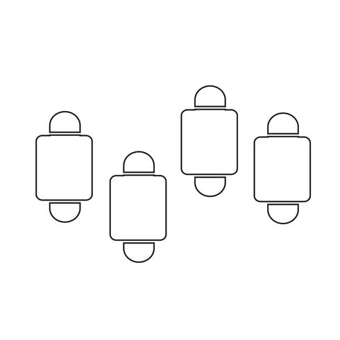 Einfaches Diagramm- und Diagrammsymbol vektor