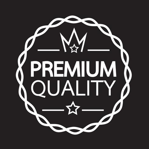 Premium-Qualität-Abzeichen-Symbol vektor