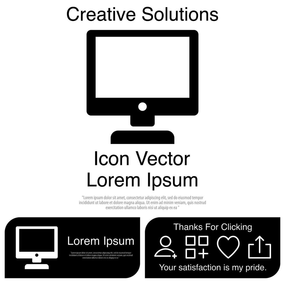 Computer-Icon-Vektor eps 10 vektor