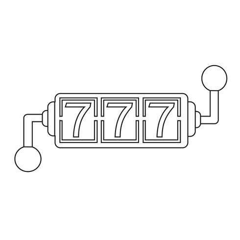 Slot Machine-Symbol vektor