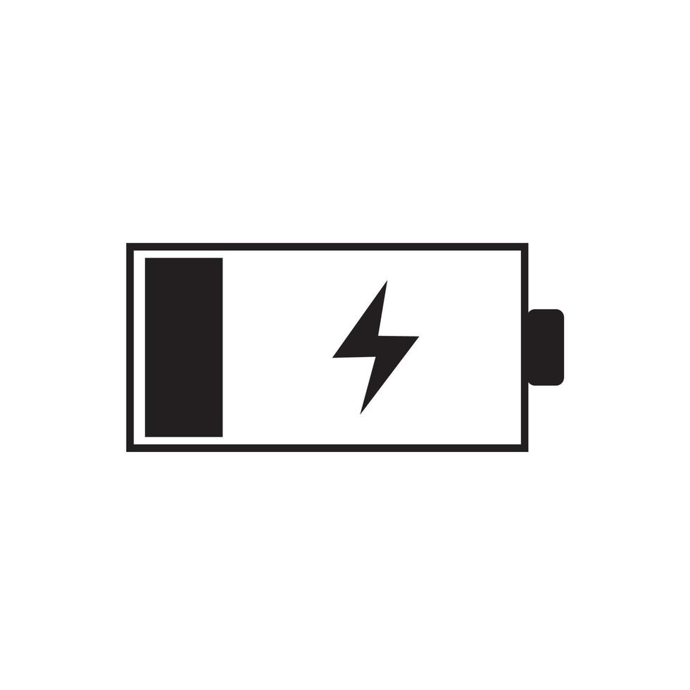 Batterieladeanzeige-Symbol. Vektor-Illustration. auf weißem Hintergrund vektor